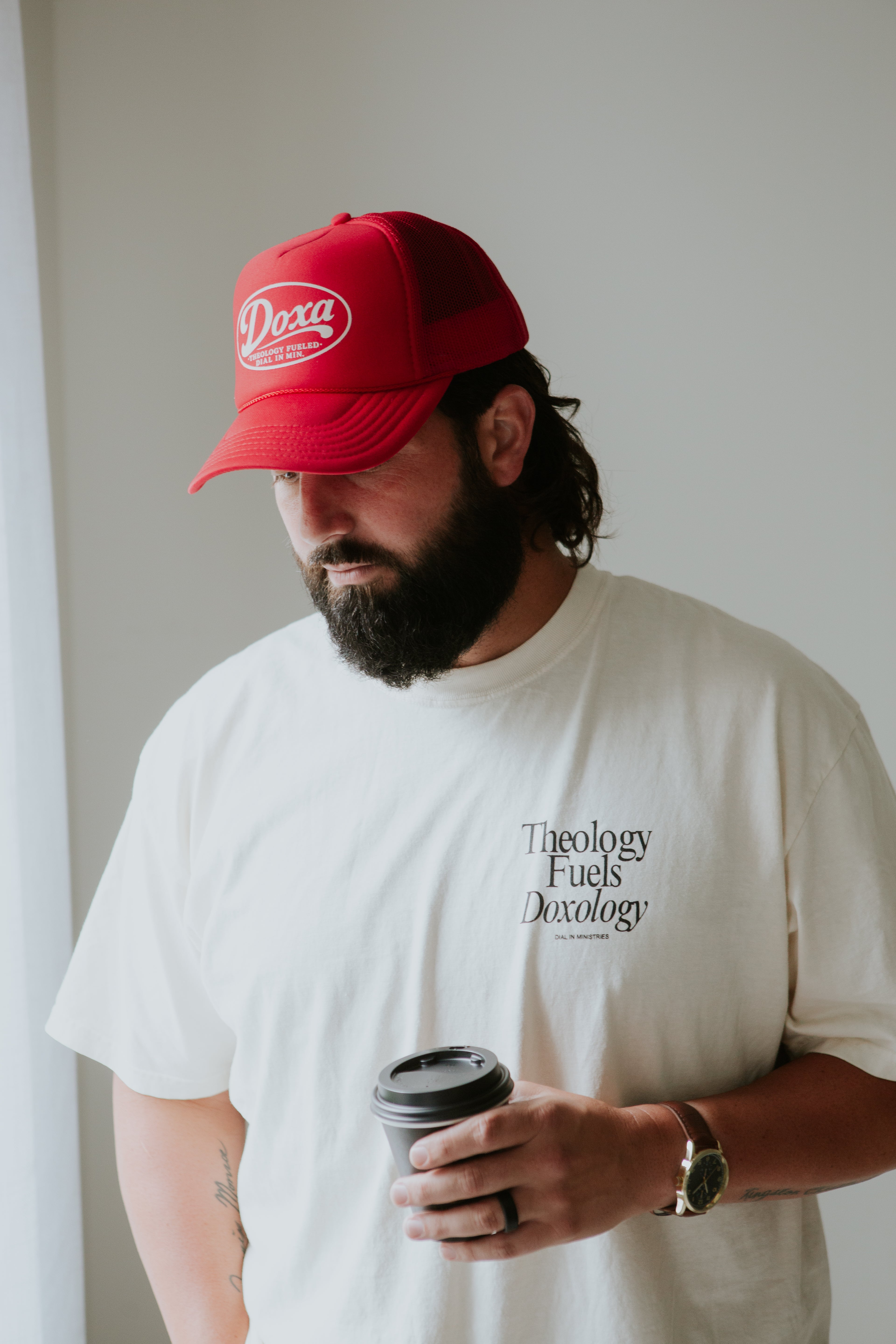 Doxa Red Trucker Hat