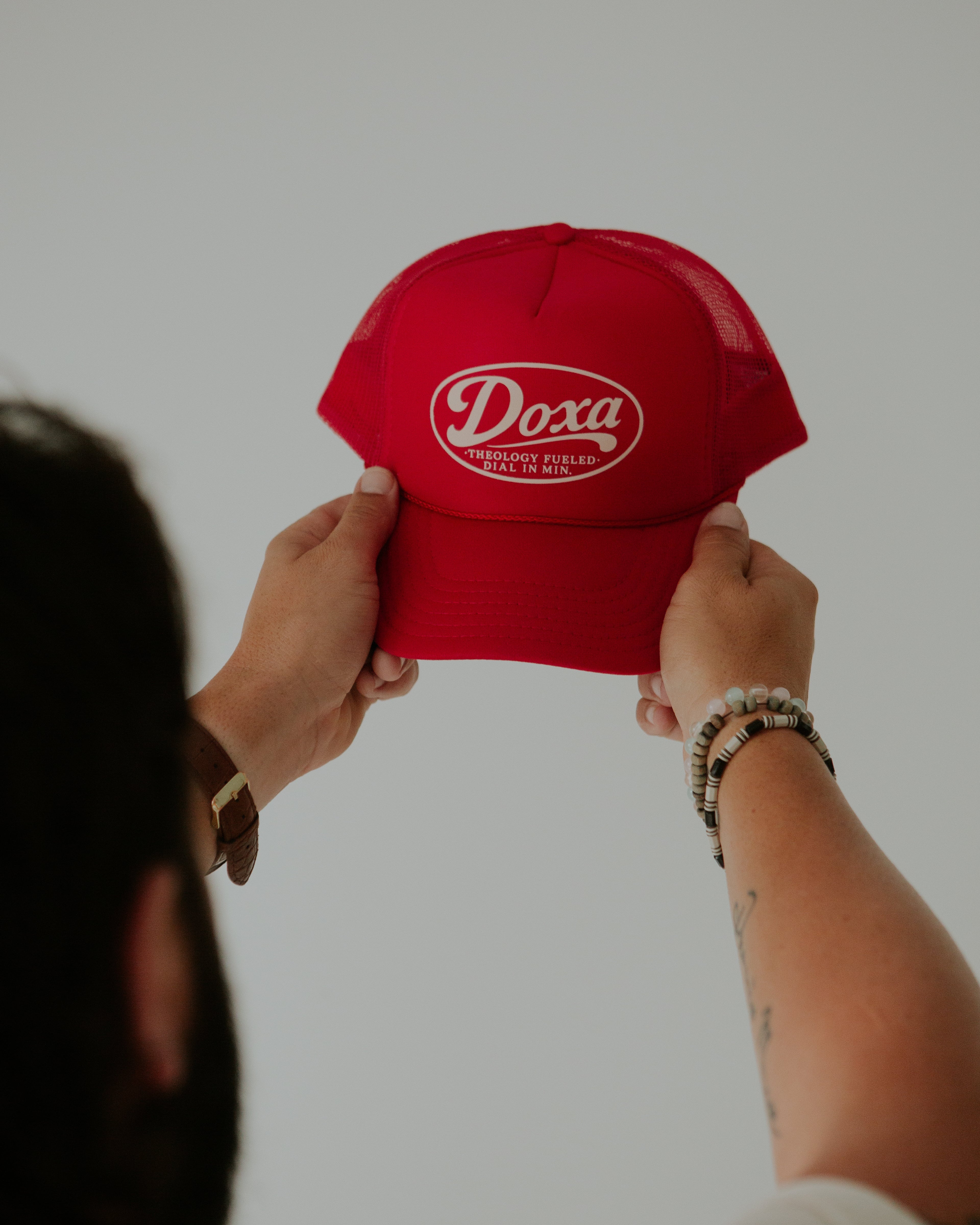 Doxa Red Trucker Hat