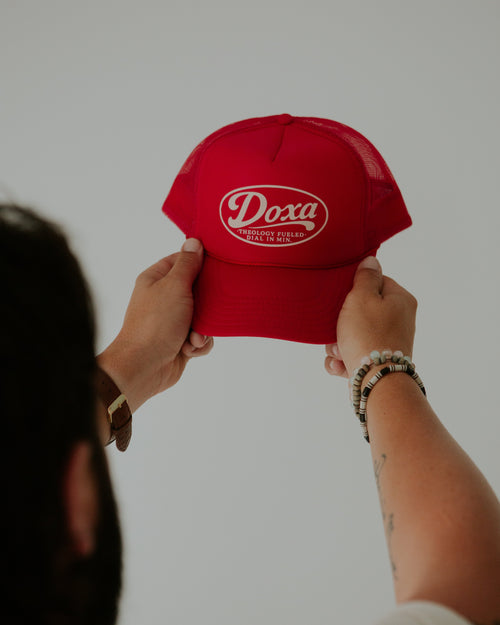 Doxa Red Trucker Hat