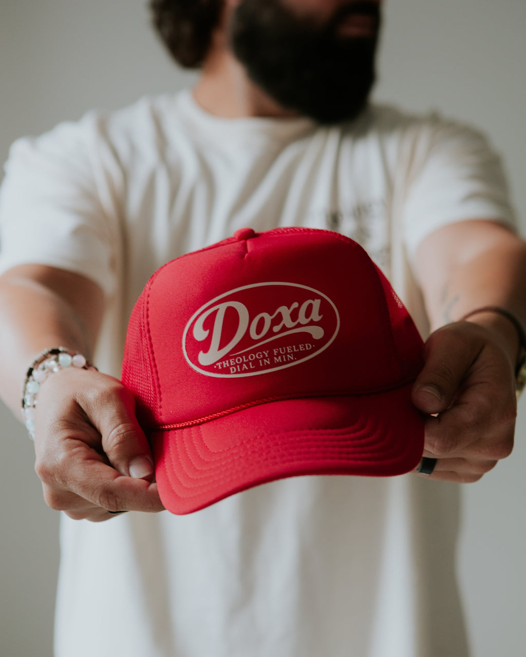 Doxa Red Trucker Hat