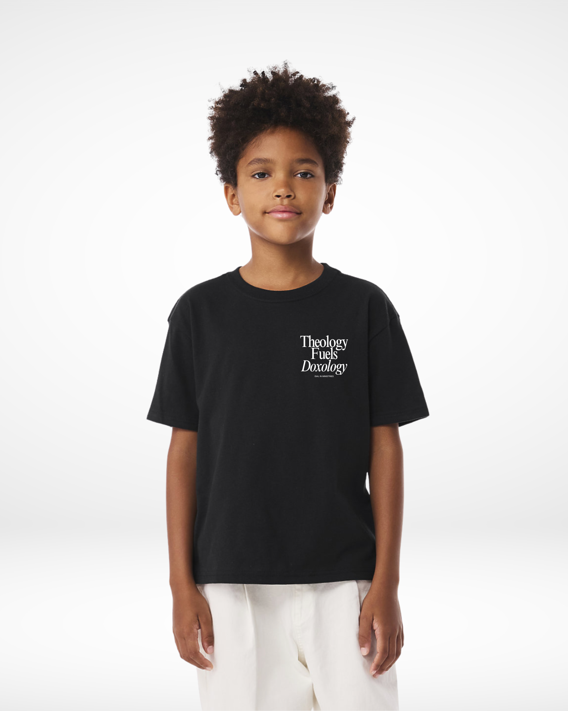 Theology Fuels Doxology Tee - Youth